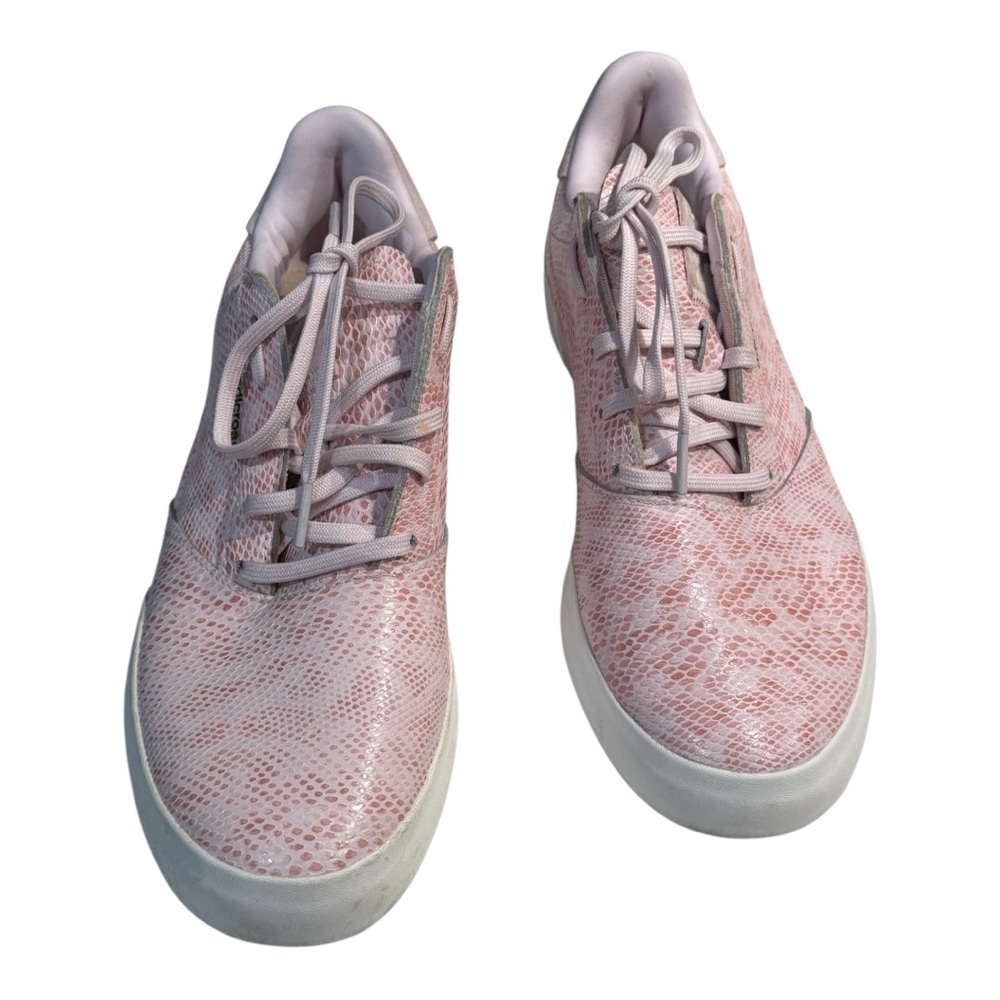 Womens Adidas 2021 Adicross Retro Spikeless Golf Shoes Pink EUC LIKE NEW #CBOX5